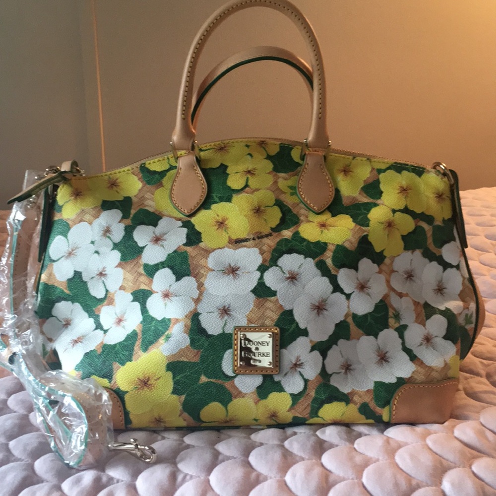 Dooney & Borke floral purse